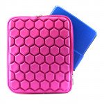 Wholesale Bubble Design iPad Tablet Sleeve Pouch Bag with Zipper 10" (Hot Pink)